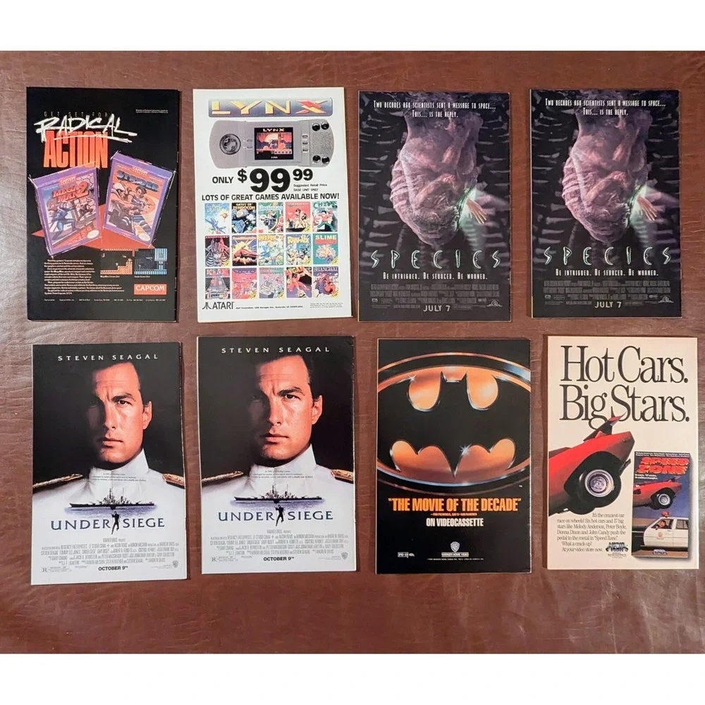 DC Comics Batman Lot of 8 Vintage Comic Books 1980s–1990s w/ Duplicates‎